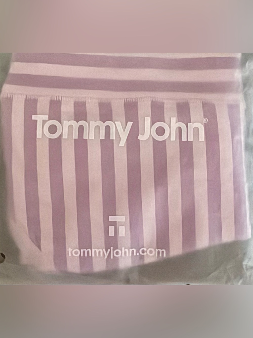 Tommy John Orchid Light Vision  Stripe Cool Cotton Brief, Size M